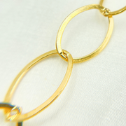 674FGF. 14k Gold Filled Flat Oval Link Chain